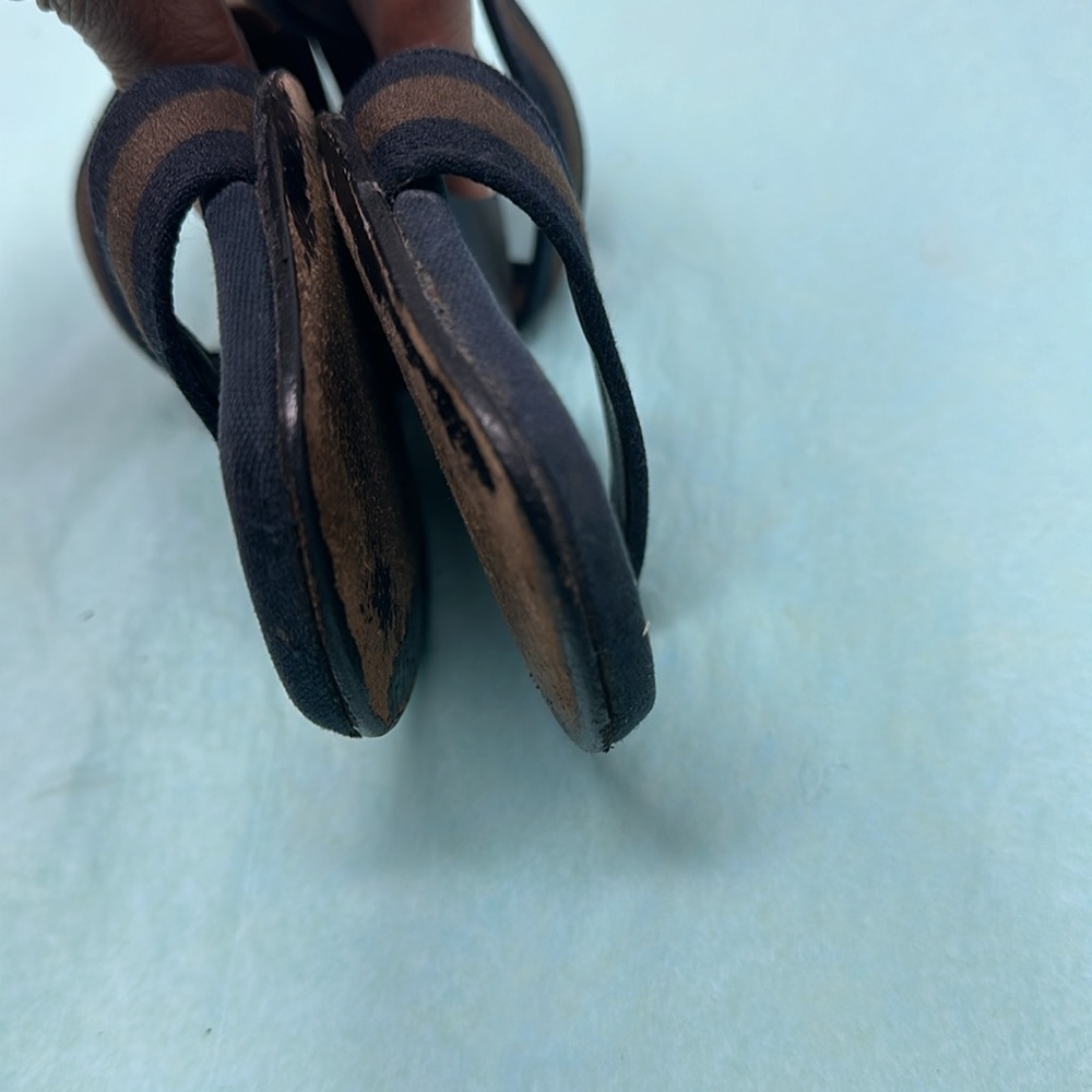 Gucci Web Accent Canvas Slides Women's Size 36 - image 7